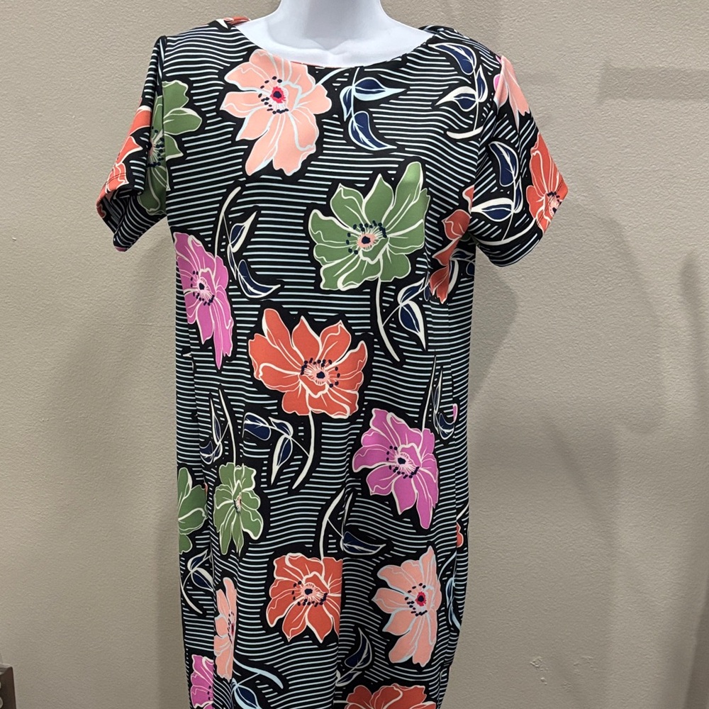 Vibrant Floral Midi Dress